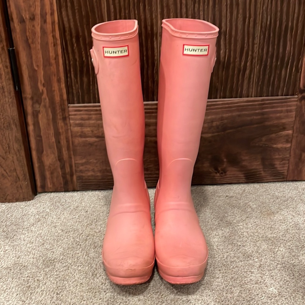 Pink Hunter Boots